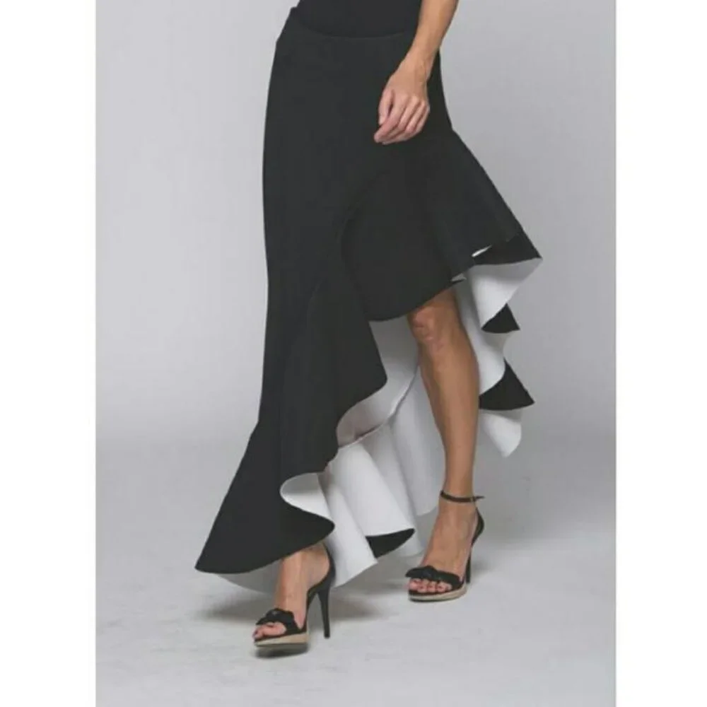 Cotton Ruffle Skirt - Picture 1 of 3